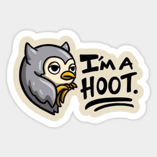 I'm A Hoot Sticker